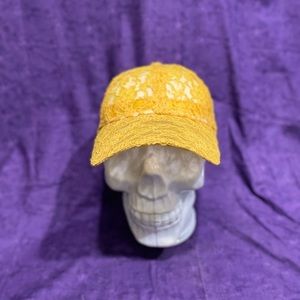 Vintage 1990s lace baseball cap